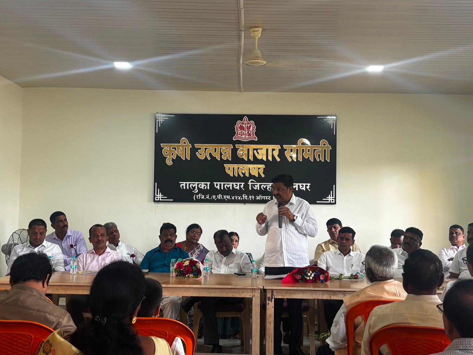 पालघर बाजार समिति के सुदृढ़ीकरण के लिए प्रयास करेंगे विधायक विलास तरे